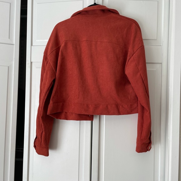 Cropped corduroy jacket. Size L - Picture 2 of 3